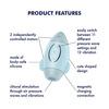 Satisfyer Mission Control vibrator - blue
