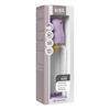 BIBS Glass Boheme Baby Bottle Round Latex 240 ml. Medium Flow Violet Sky - 1 stk.