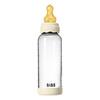 BIBS Glass Boheme Baby Bottle Round Latex 240 ml. Medium Flow Ivory - 1 stk.
