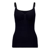 Carriwell Sømløs Ammetop m. Shapewear Sort - Small