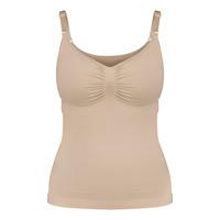 Carriwell Sømløs Ammetop m. Shapewear Beige - Small
