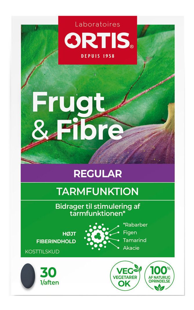 Ortis Frugt & Fibre - 30 tabl.