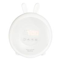 Rabbit & Friends Wakeup Lampe m. Vækkeur Hvid - 1 stk.