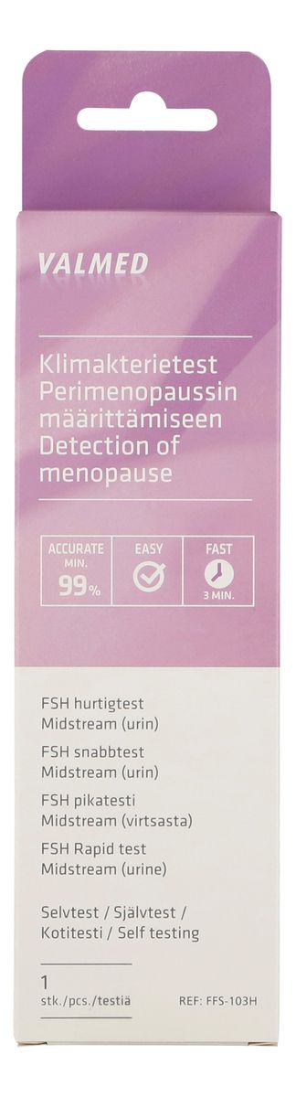 Køb ValMed Menopause Test FSH - 2 stk. billigt hos Med24.dk