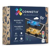 Connetix Car Pack - magnetbiler - rainbow - 2 stk.