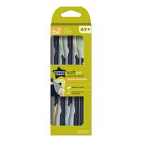 Tommee Tippee Softee Skeer 4+ mdr. - 5 stk.