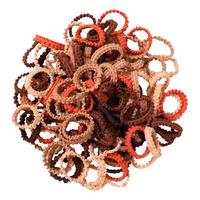 SOHO Pixie Hårelastikker Earth - 50 stk.