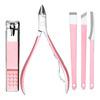 UNIQ 18-i-1 Manicure / Grooming Kit Rosaguld - 18 stk.
