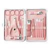 UNIQ 18-i-1 Manicure / Grooming Kit Rosaguld - 18 stk.