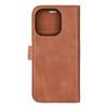 RadiCover Mobilcover Strålingsbeskyttelse 2in1 Brun læder - iPhone 16 Pro - 1 stk.
