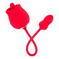 Teazers Rose Vibrator and Clitoris Stimulator - 1 stk.