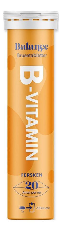 Balance B-vitamin Brusetabletter - 20 brusetabl.