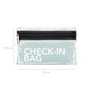 GJ check-in bag transparent - 1 stk