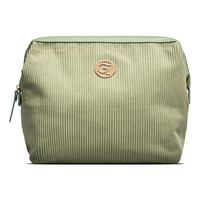 Gillian Jones Bøjle toilettaske grøn fløjl - 1 stk.