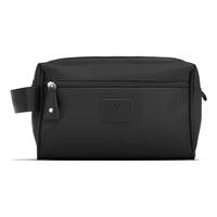 Vittorio Herre toilettaske med 3 rum sort nylon - 1 stk.