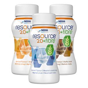 Resource 2.0 + Fiber 4×200 ml – Flere smagsvarianter