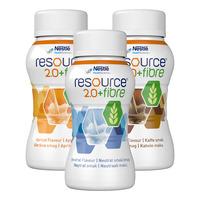 Resource 2.0 + Fiber 4x200 ml - Flere smagsvarianter