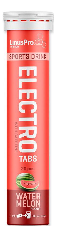 LinusPro Nutrition Electrolyt Tabs Watermelon - 20 stk.