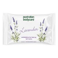 Australian Bodycare Lavender Wet Wipes - 24 stk..