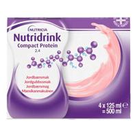 Nutridrink Compact Protein 4 x 125 ml - Jordbær