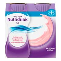 Nutridrink 4 x 200 ml - Jordbær