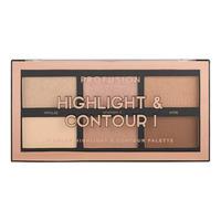 Profusion Cosmetics Higlight & Conture Palette - 1 stk.