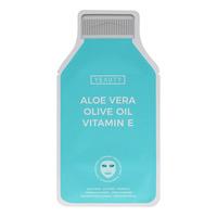 YEAUTY Ansigtsmaske Aloe Vera/Olive Oil/ Vitamin E - 1 stk.