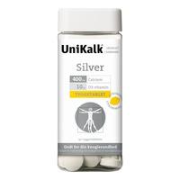 UniKalk Silver tyggetablet med citrussmag - 90 stk