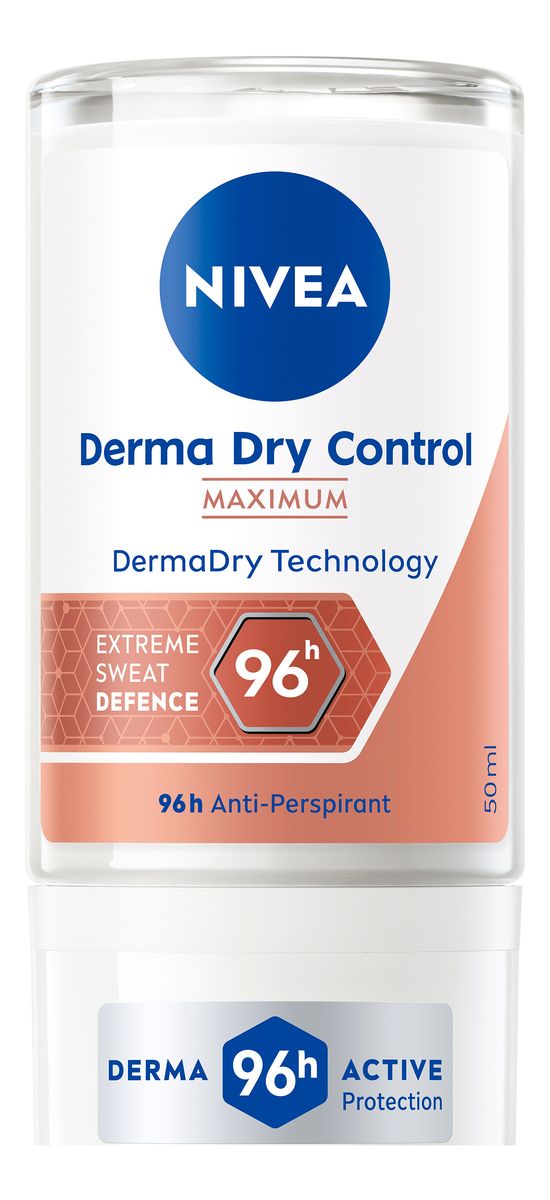 Køb Nivea Derma Dry Control Maximum Deo Roll On | Med24.dk