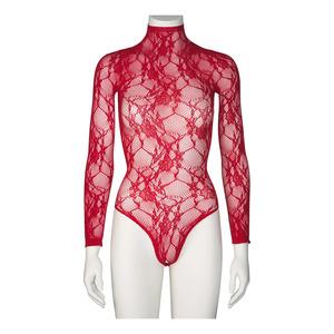 NORTIE Riga Blonde Bundløs Bodystocking – Rød – 1 stk