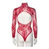 NORTIE Riga Blonde Bundløs Bodystocking - Rød - 1 stk