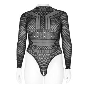 NORTIE Gry Bundløs Bodystocking - Plus Size - 1 stk.