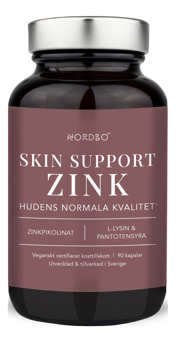 NORDBO Skin Support Zink - 90 kaps.