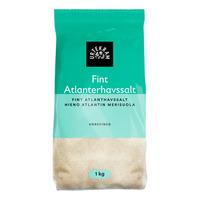 Urtekram Food Fint Atlanterhavssalt - 1 kg.