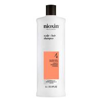 Nioxin System 4 Shampoo for Colored Thinning Hair - 1000 ml.