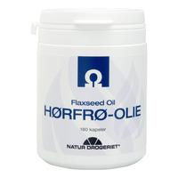 Natur-Drogeriet Hørfrøolie - 180 kaps.