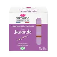 Emma Noël Lavendel Sæbe - 3 x 150 g.