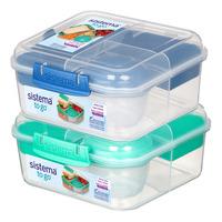 Sistema Bento Cube Lunch 1,25 L - 1 stk. - Blå