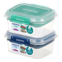 Sistema Stax Rectangle To Go 1 L - 1 stk. - Blå