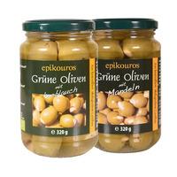 Rømer Natur Produkt Græske Grønne Oliven Ø - 320 g.