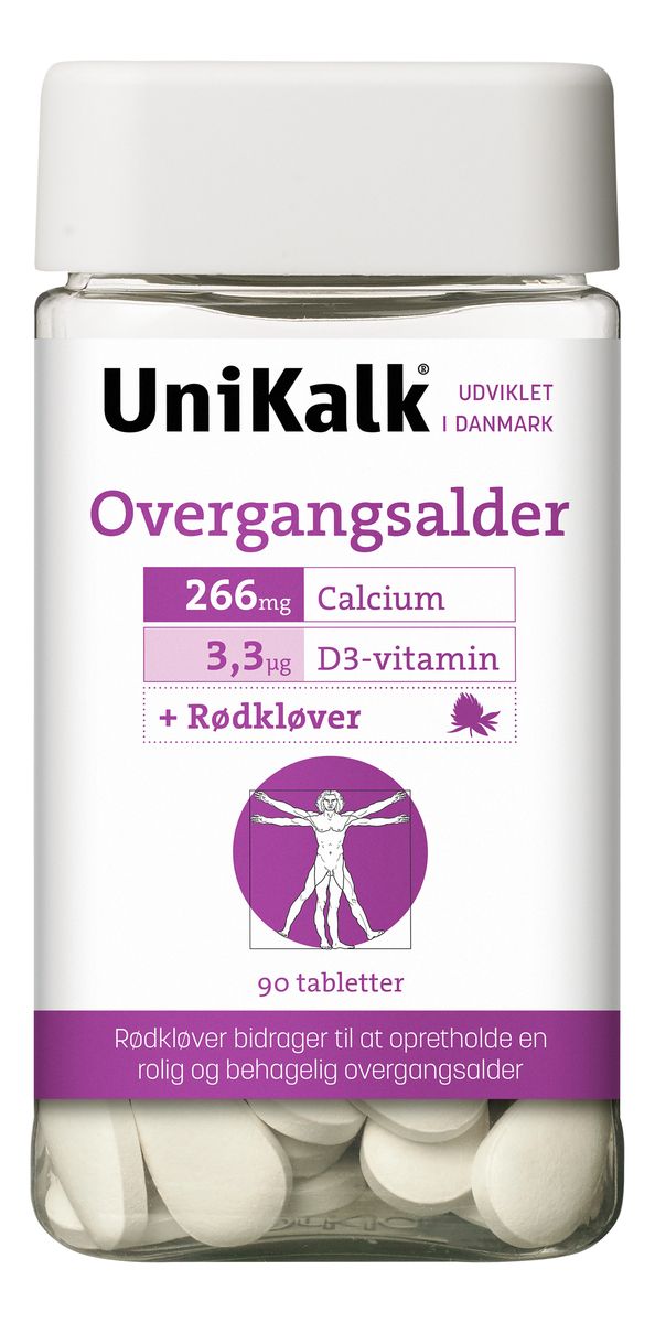 UniKalk Overgangsalder - 90 tabl.
