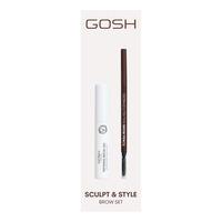 GOSH Sculpt & Style Brow Set - 0,09 g. + 8 ml.