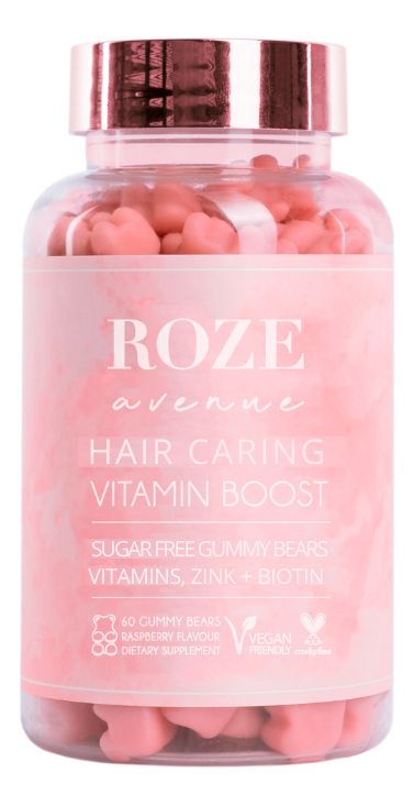 Roze Avenue Hair Caring Vitamin Boost Gummy Bears - 60 stk.