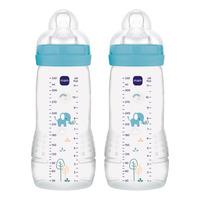 MAM Easy Active Baby Bottle 330 ml. - Blue - 2 stk.