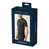 Swedish Posture T-shirt Posture Reminder Black mand - S