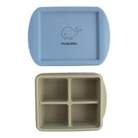 Filibabba Frysebakke til babymad 4x65 ml - 2-pak - Ocean Mix - 2 stk.