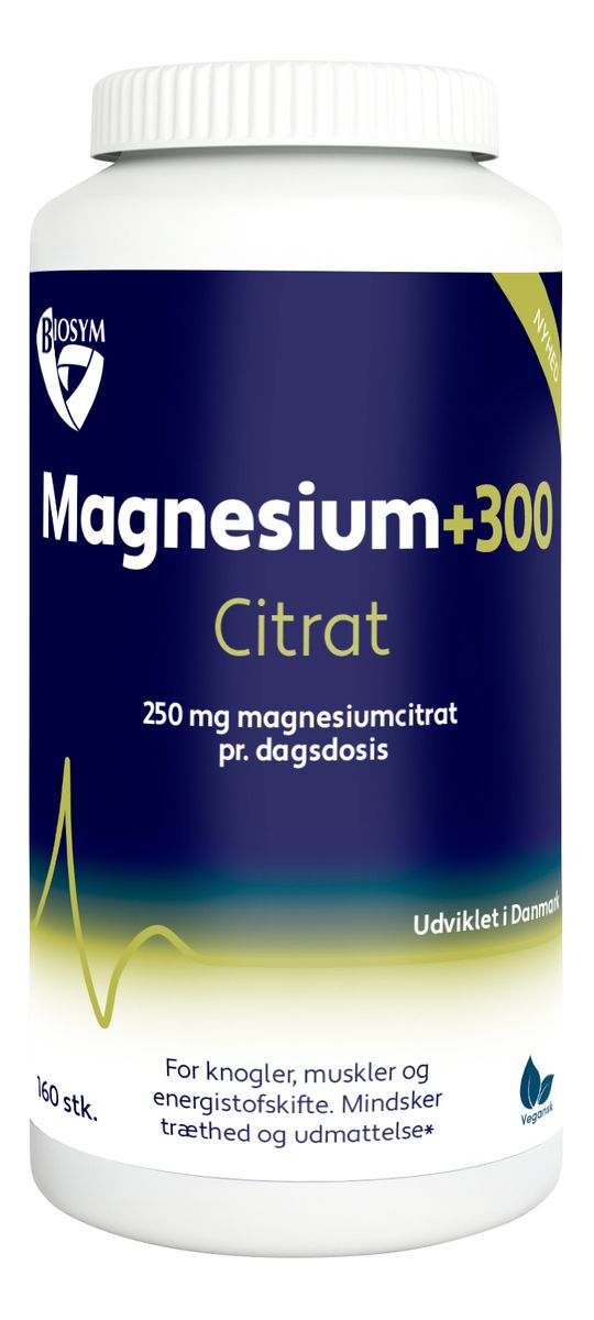 Magnesium+300 Citrat - 160 kaps.