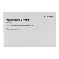 Viscotears 2care4 2 mg/g øjengel enkeltdosis - 30x0,6 g.