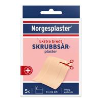 Norgesplaster Hudafskrabningsplaster 8 x 10 cm - 5 stk.