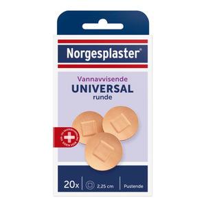 Norgesplaster Universal Runde Plaster - 20 stk.